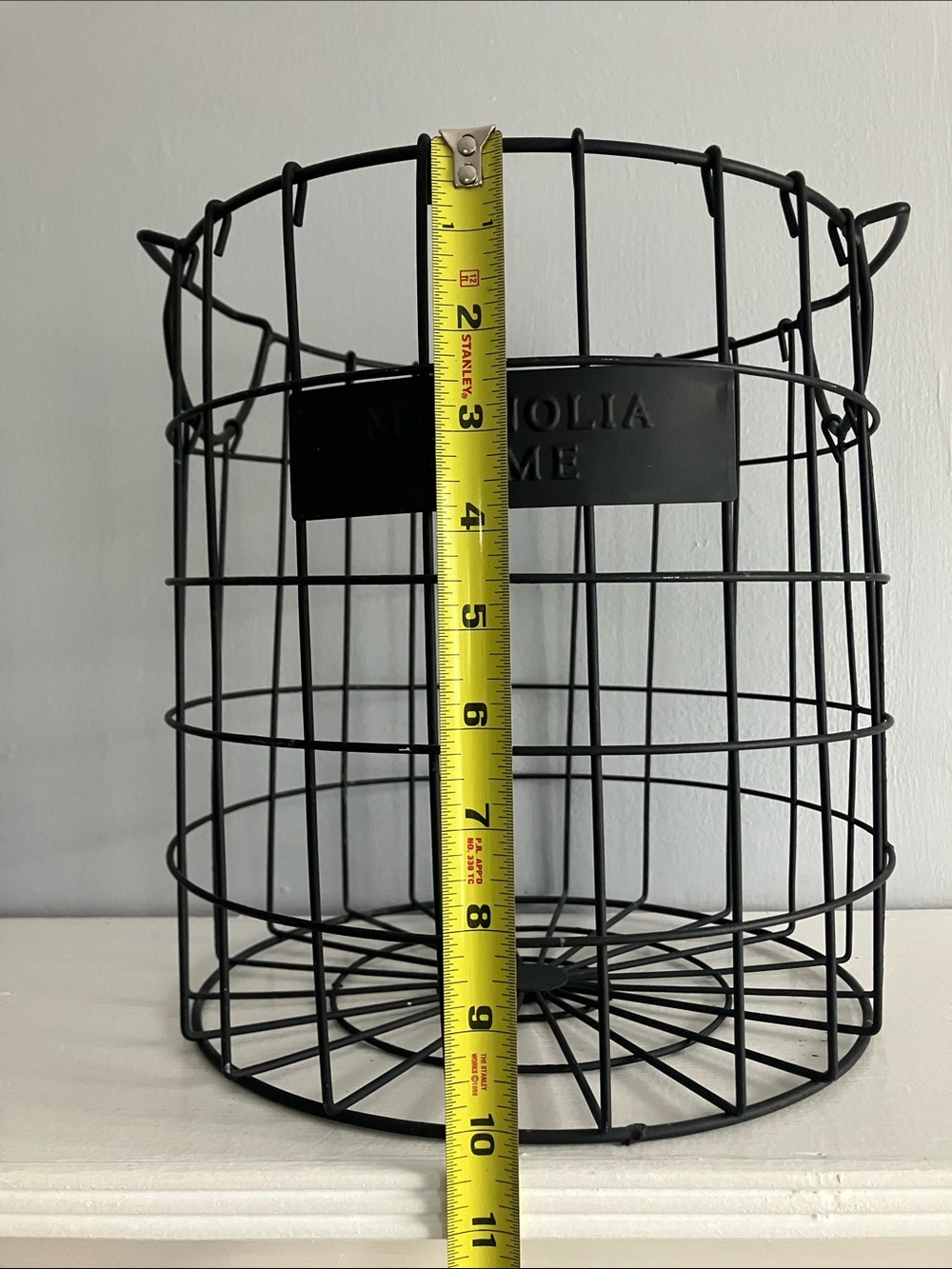Magnolia Home Black Wire Storage Basket - Picture 5 of 7